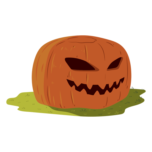 Pumpkin grin illustration PNG Design