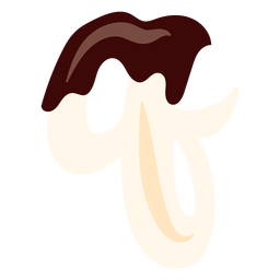 Q q carta chocolate liso Desenho PNG
