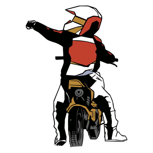 Racer moto moto plana Desenho PNG