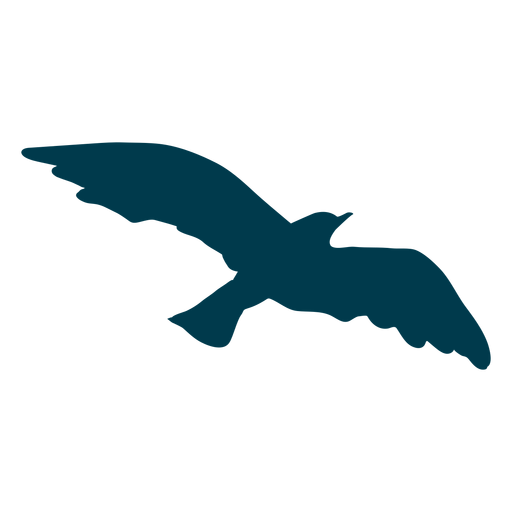 See gull wing silhouette PNG Design
