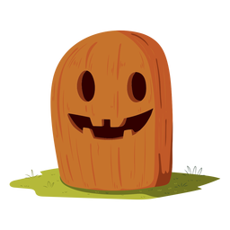 Smile pumpkin illustration PNG Design