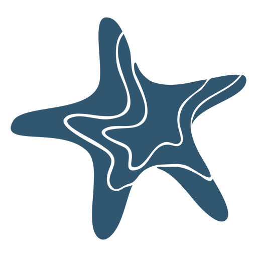 Download Star starfish detailed silhouette - Transparent PNG & SVG ...