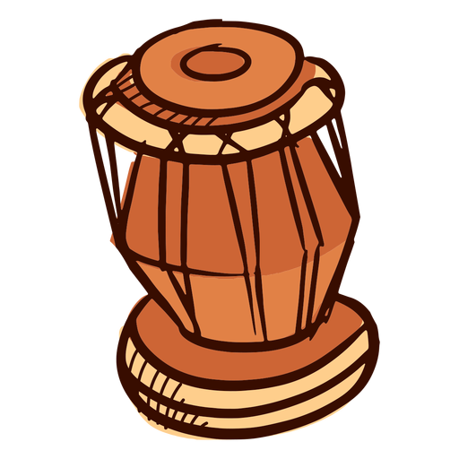 Tabla hervidor tambor tambor plano Diseño PNG