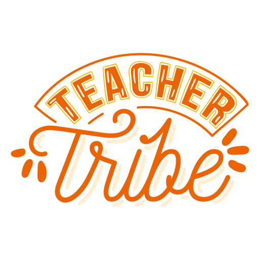 Teacher tribe badge sticker