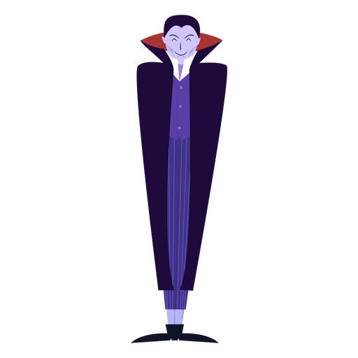 Capa de vampiro plana Diseño PNG