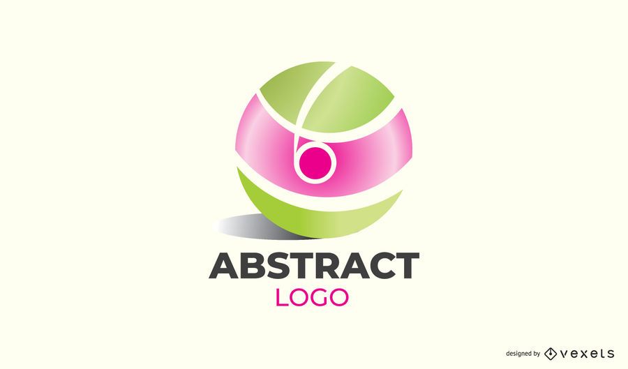 Diseño de logotipo de bola abstracta Diseño de logotipo de bola abstracta