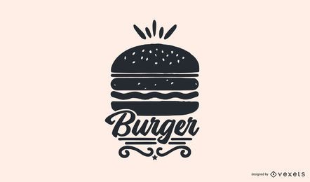 Design de logotipo de Burger Food