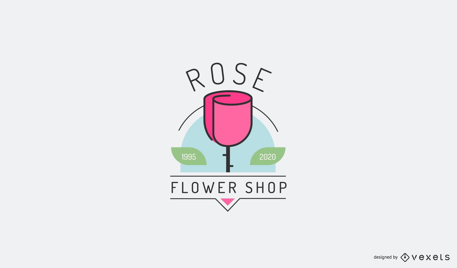 Shopping Bag Logo Floral Bag Logo Design Boutique Logo 