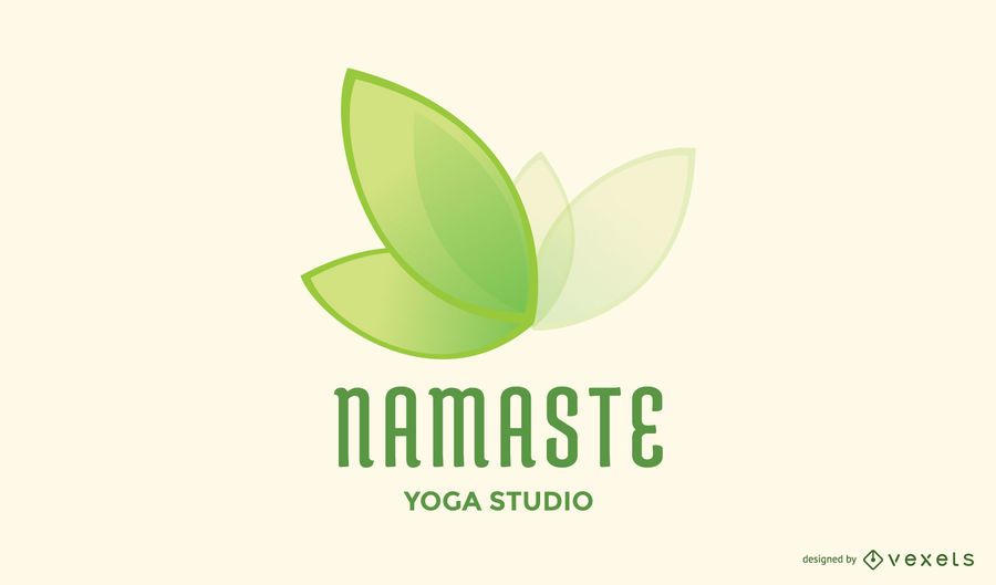 Namaste Yoga Logo Design Namaste Yoga Logo Design