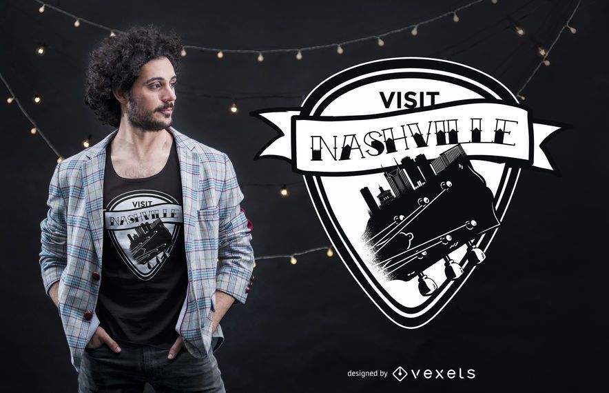 Visita el diseño de camiseta nashville Visita el diseño de camiseta nashville