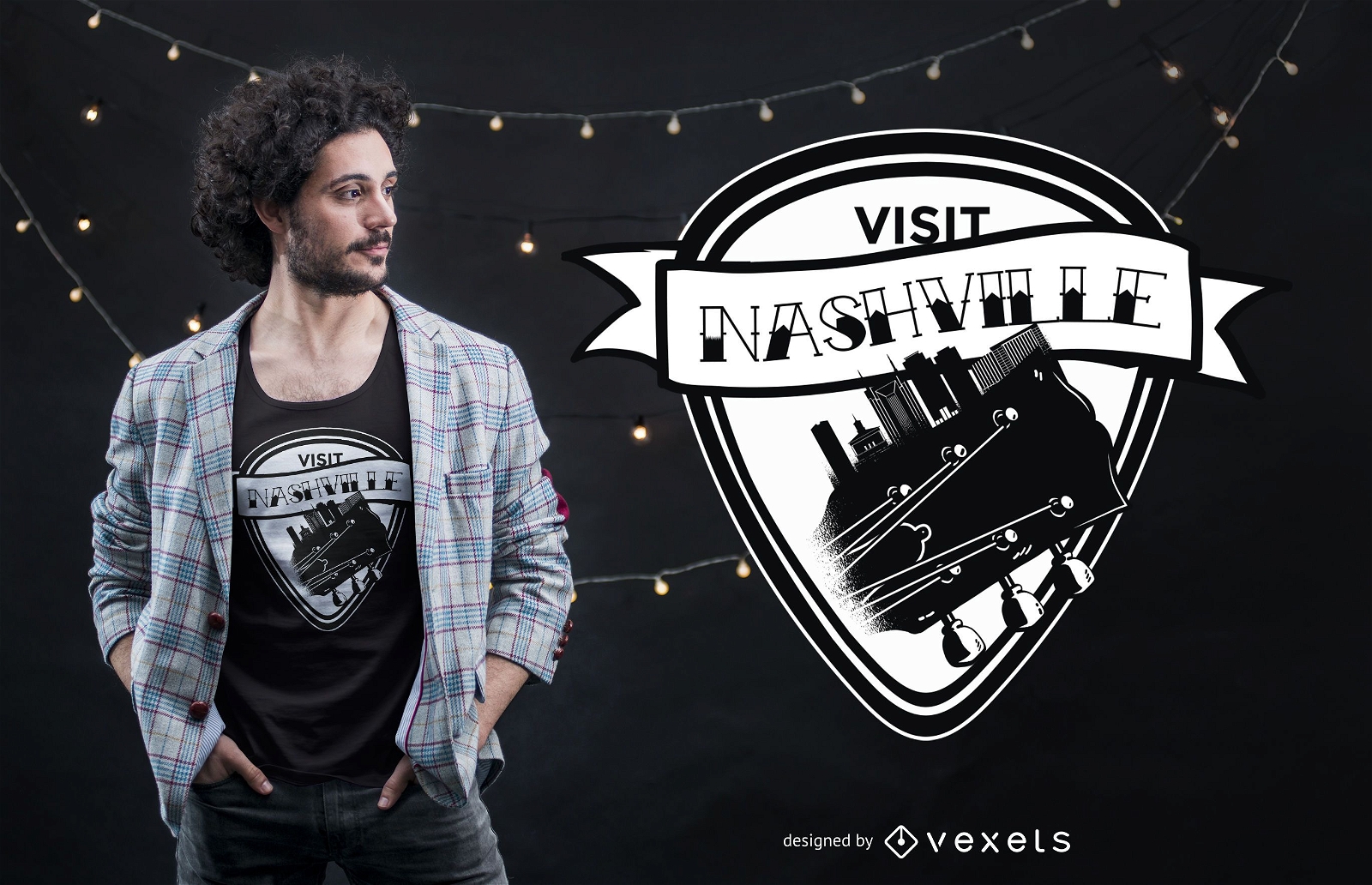 Besuchen Sie Nashville T-Shirt Design