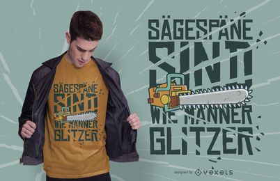 Chainsaw glitter t-shirt design Chainsaw glitter t-shirt design