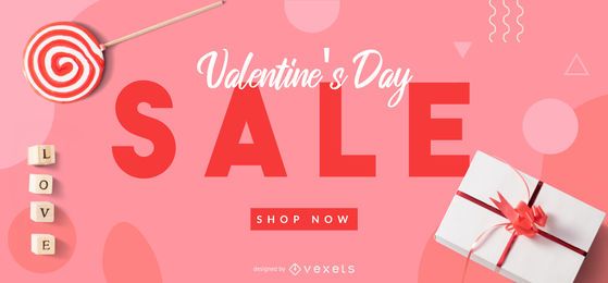 Valentinstag Verkauf Web Slider Vorlage Valentinstag Verkauf Web Slider Vorlage