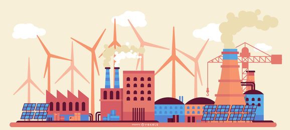 Factory Building Landscape Design