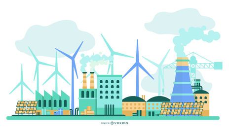 Power Plant Green Energy Building Design Power Plant Green Energy Building Design