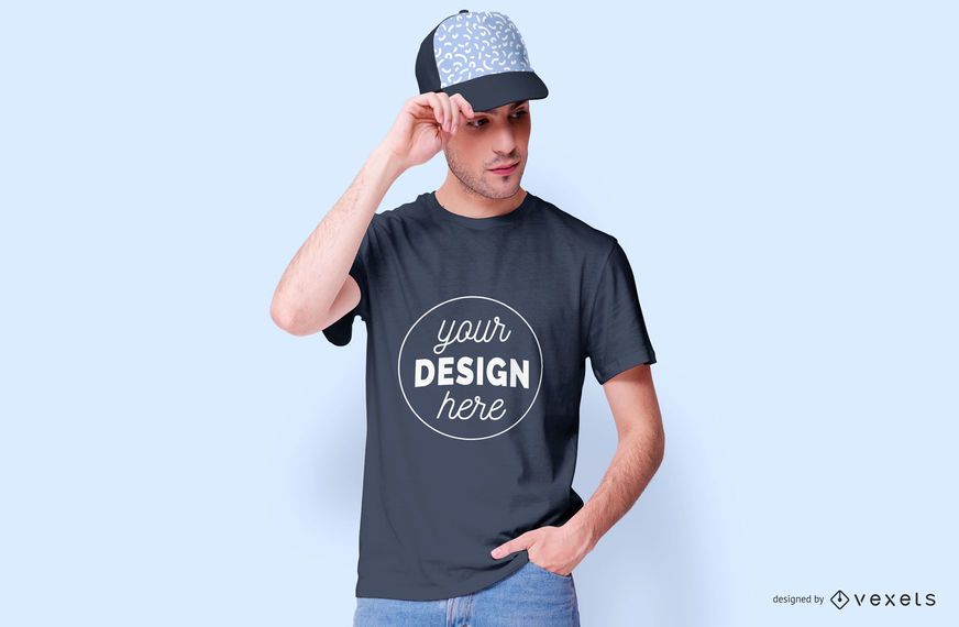 Male model mockup design Male model mockup design