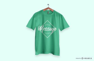 Grünes T-Shirt Modell
