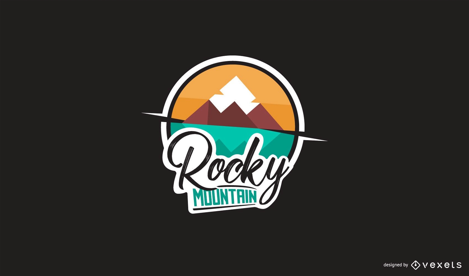Design do logotipo da Rocky Mountain