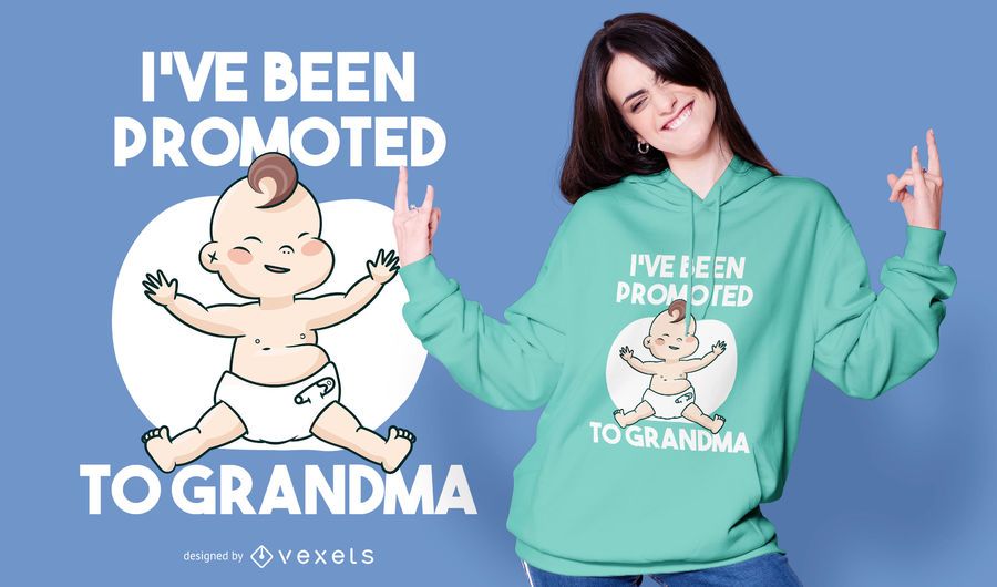 Baby grandma quote t-shirt design Baby grandma quote t-shirt design