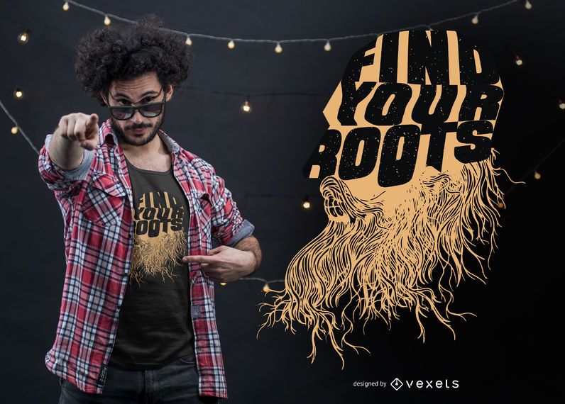 Find your roots t-shirt design Find your roots t-shirt design