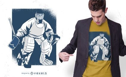 Ice hockey t-shirt design