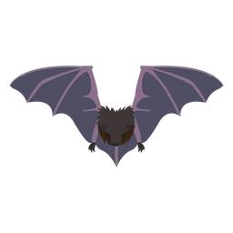 Bat flat fly PNG Design
