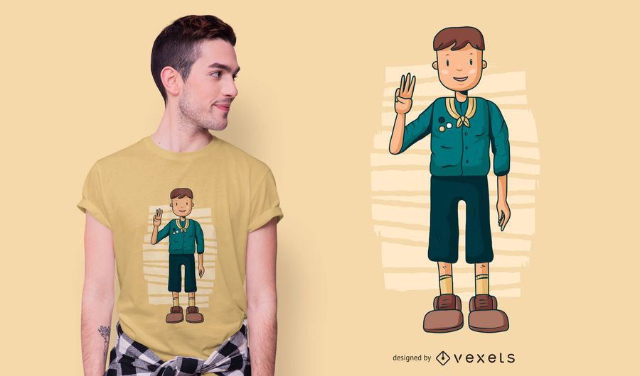 Boy scout t-shirt design Boy scout t-shirt design