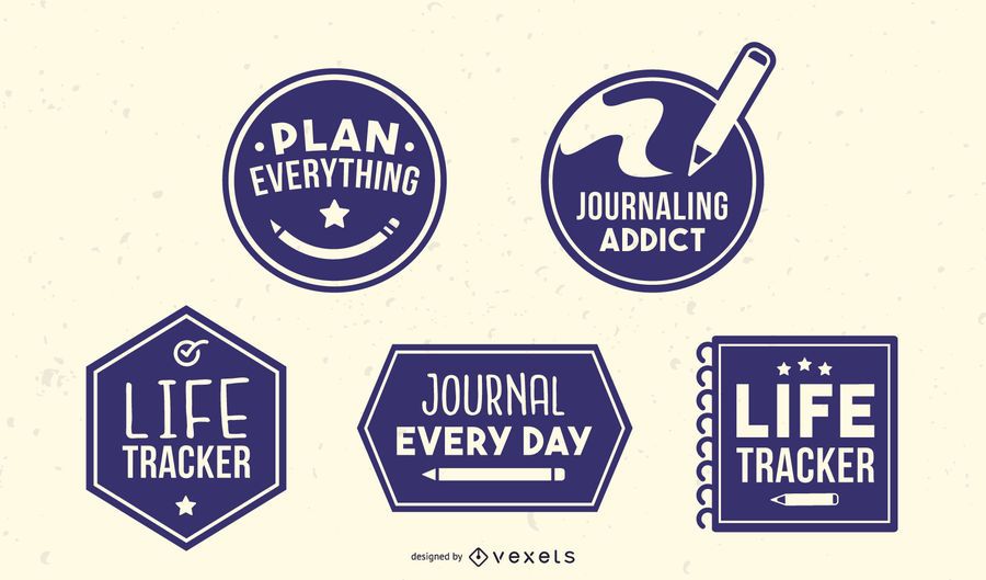 Journaling badges pack Journaling badges pack