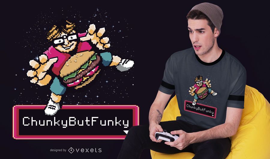 Chunky funky t-shirt design Chunky funky t-shirt design