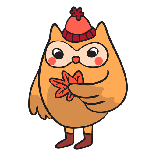 Cartoon Flat Owl Transparent Png Svg Vector File