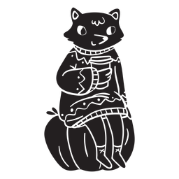 Fuchs Tier Silhouette PNG-Design