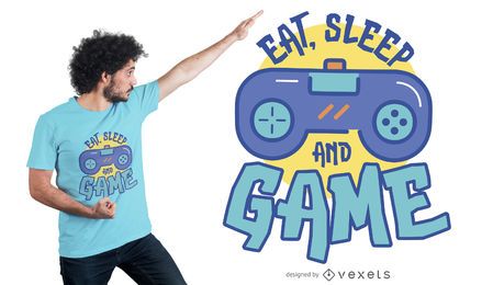 Eat sleep game t-shirt design Eat sleep game t-shirt design