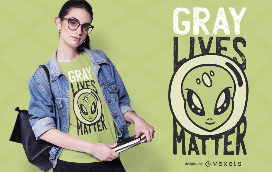 Diseño de camiseta de gris vive importa Diseño de camiseta de gris vive importa