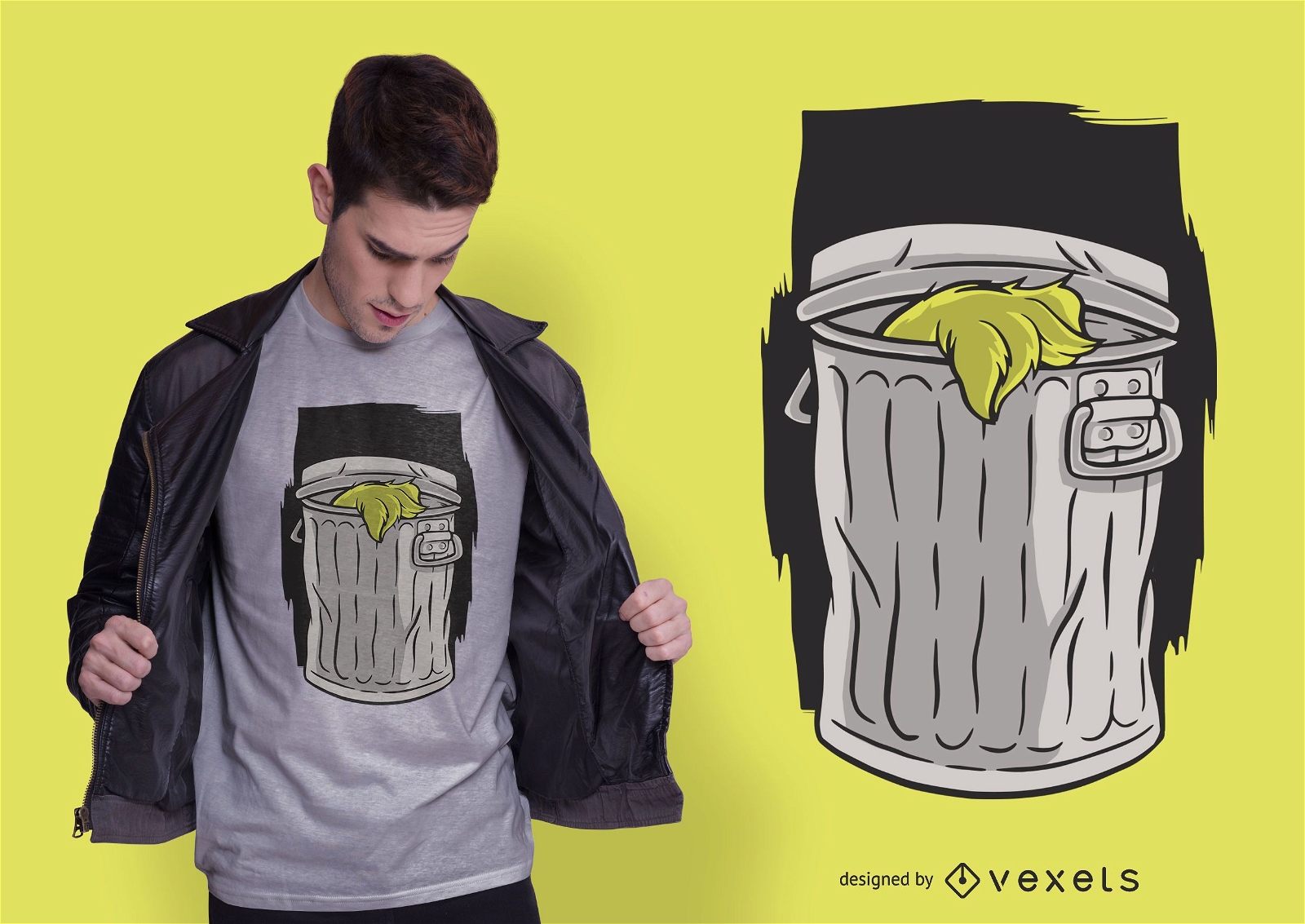 Trash Bin T-shirt Design