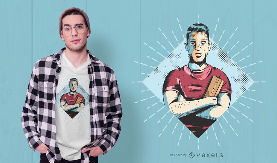 Diseño de camiseta de impresora de pantalla Diseño de camiseta de impresora de pantalla
