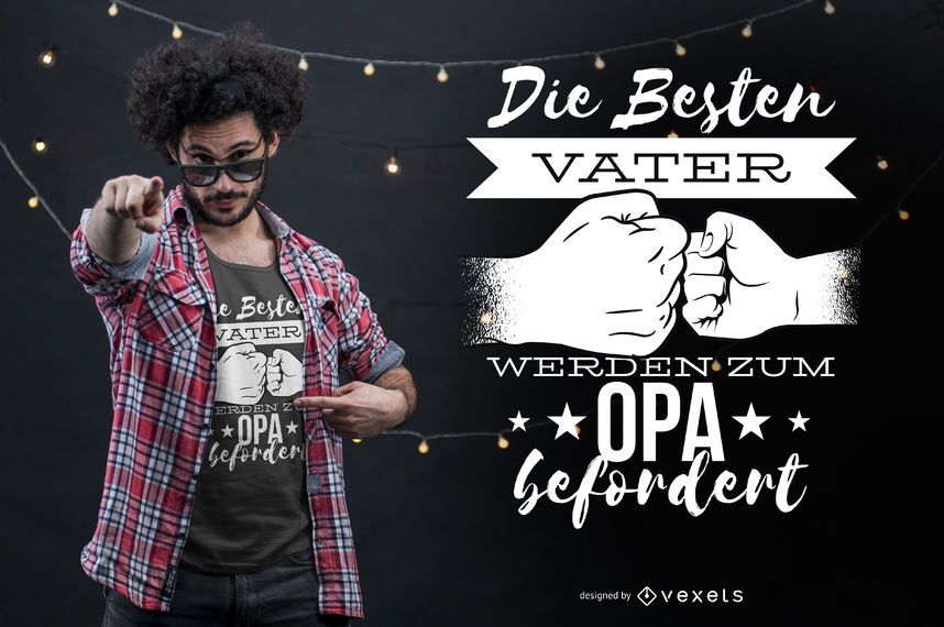 Best Father German T-shirt Design Best Father German T-shirt Design