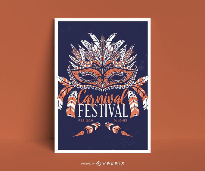 Carnival Mask Poster Design Carnival Mask Poster Design