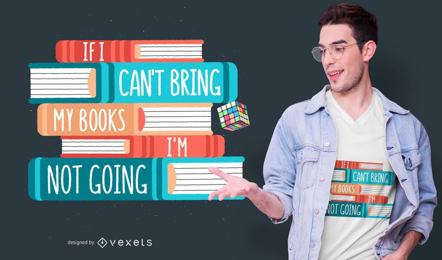 Book Holiday Quote T-shirt Design Book Holiday Quote T-shirt Design