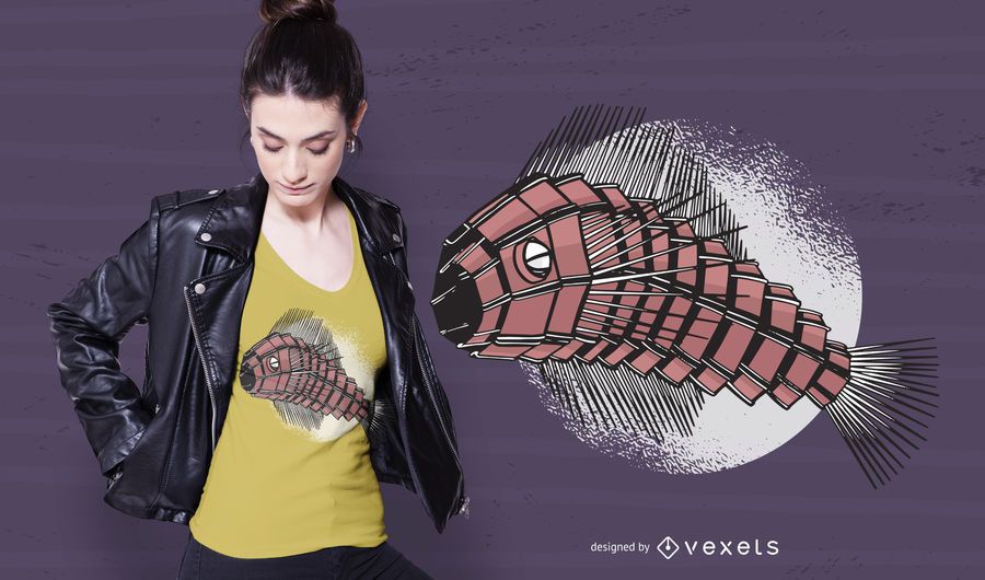 Diseño de camiseta Robot Fish Diseño de camiseta Robot Fish
