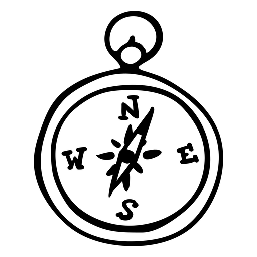 Stroke compass instrument PNG Design