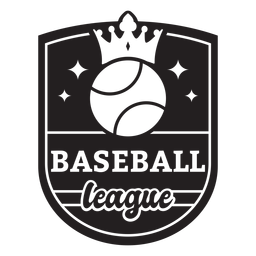 Emblema da liga de beisebol Desenho PNG