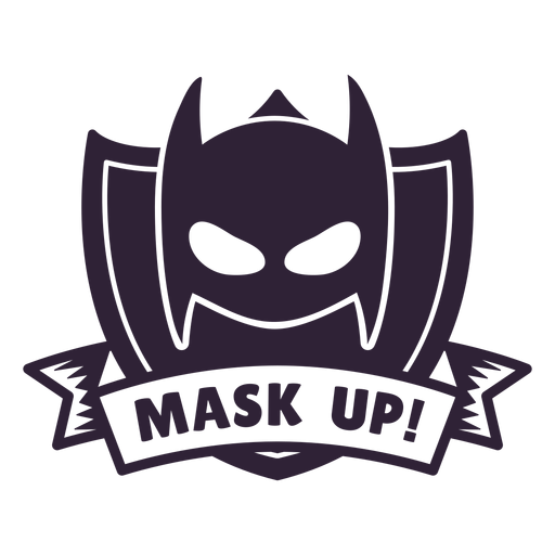 Insignia enmascarada Diseño PNG