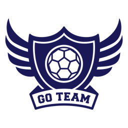 Go team handball wings badge PNG Design