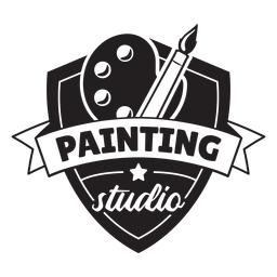 Crachá de estúdio de pintura Desenho PNG
