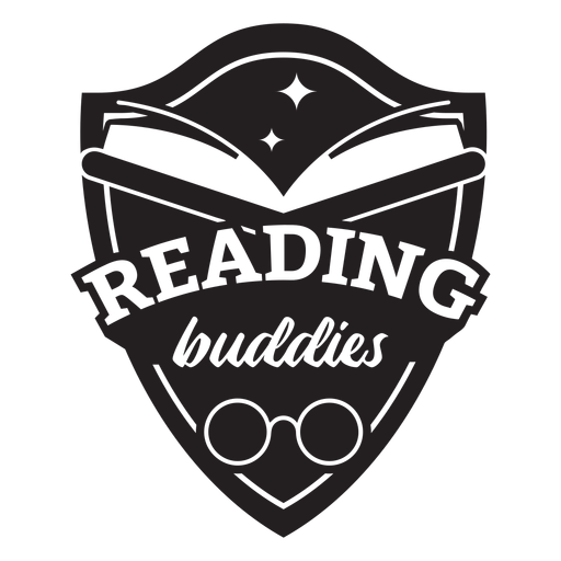 Reading buddies badge PNG Design