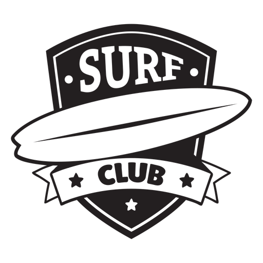 Insignia De Tabla De Surf De Cinta De Club De Surf Descargar Png