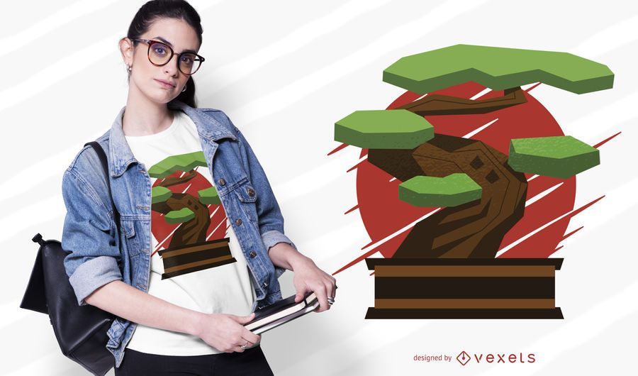 Bonsai t-shirt design Bonsai t-shirt design