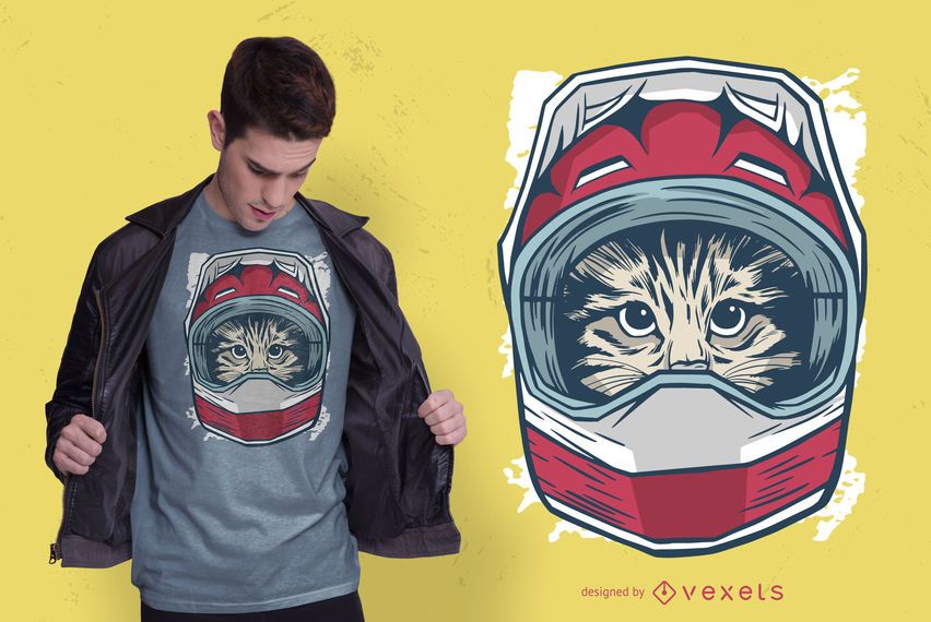 Cat Driver T-shirt Design Cat Driver T-shirt Design