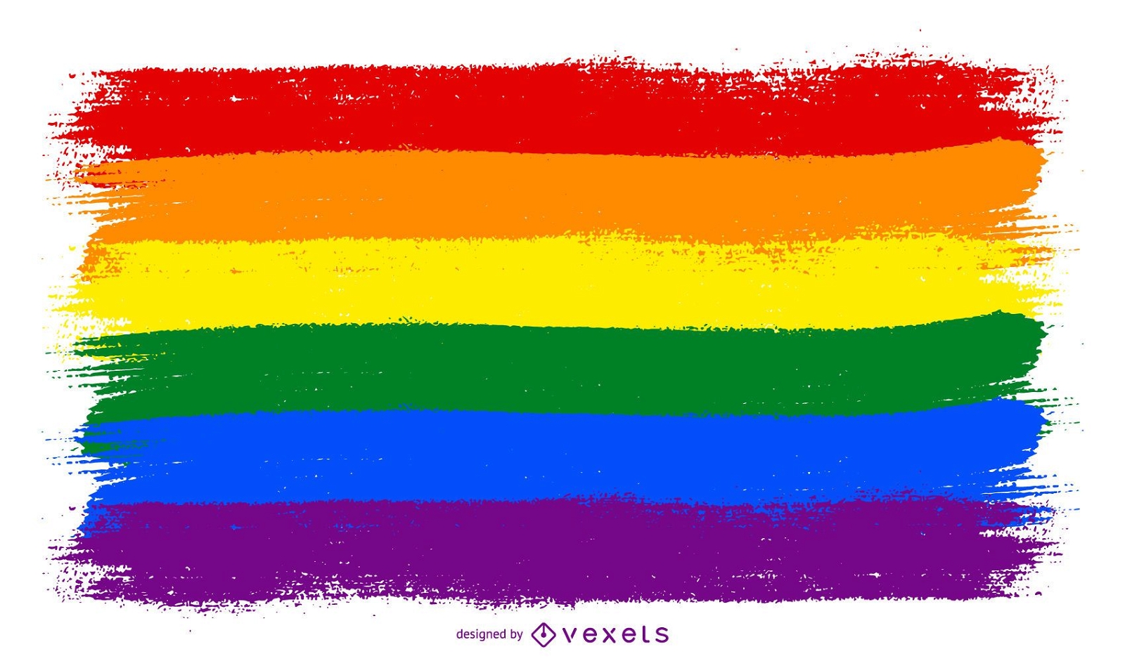 Design de bandeiras LGBT Grunge
