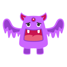 Cute bat cartoon PNG Design